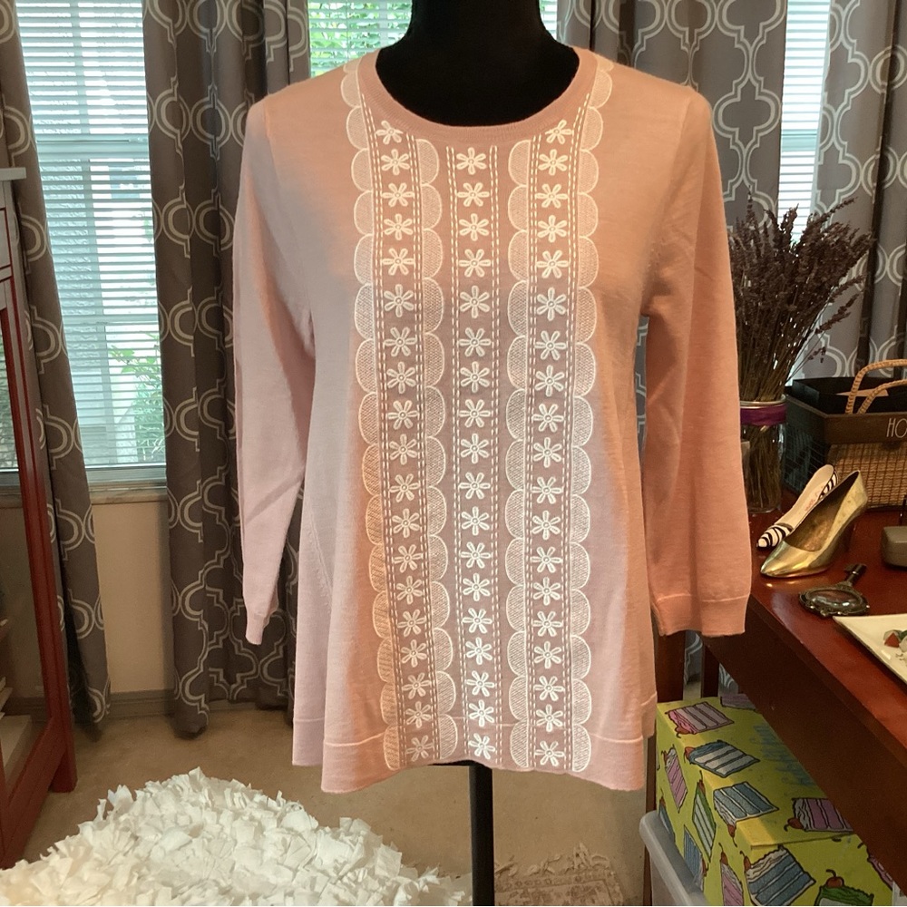J.Crew Embroidered Sweater
